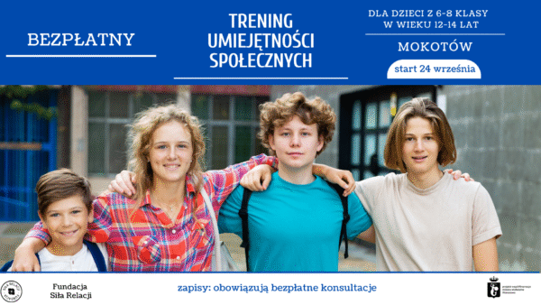 Bezpłatne zajęcia TUS dla młodzieży 12-14 lat